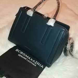 PRICE DROP!!!~BCBGMAXAZRIA Leather Violet Satchel